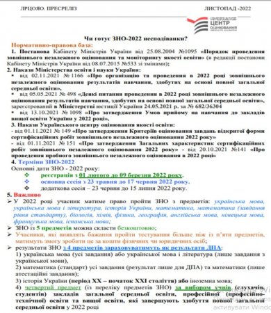 Чи готує ЗНО-2022 несподіванки?