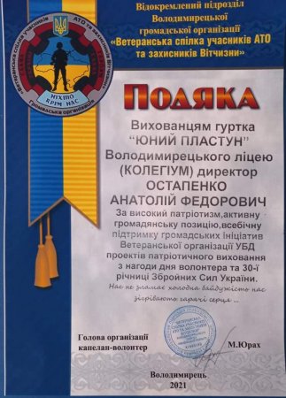 День волонтера