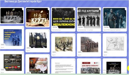 Заходи до Дня пам’яті Героїв Крут