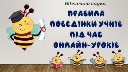 Правила поведінки учнів під час онлайн-уроків