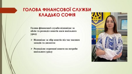 Шкільний уряд 2022-2023 навчального року