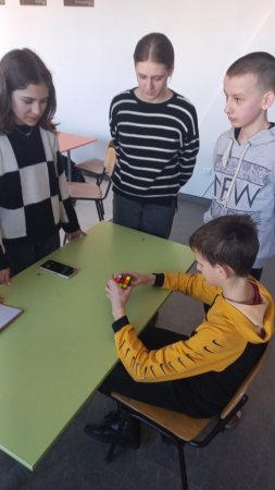 Змагання з «Speedcubing» серед 5-х та 7-х класів