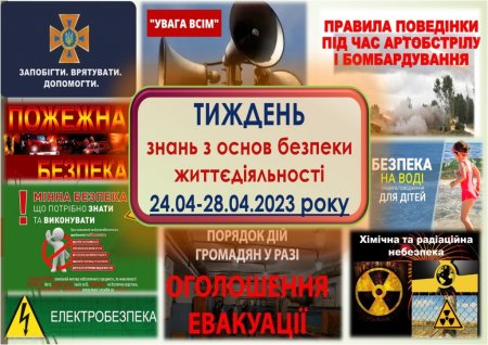 Тиждень знань з основ безпеки життєдіяльності 2023
