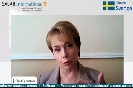 Участь директора у вебінарі «Реформа старшої профільної школи: розробка моделей ліцею, забезпечення доступності, проблеми впровадження»