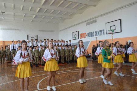Посвята учнів військово-спортивного профілю ліцею