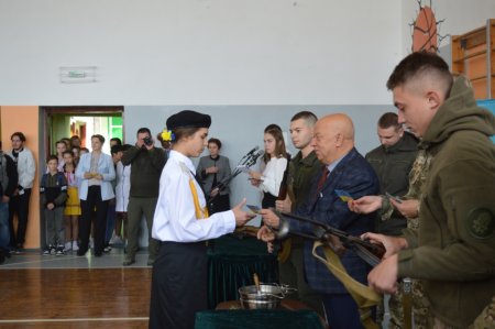 Посвята учнів військово-спортивного профілю ліцею