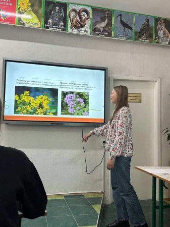 Захист творчих робіт з біології