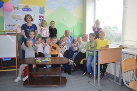 Зустріч директора з першокласниками