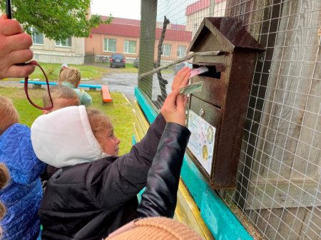 Урок доброти: першокласники відвідали шкільний мінізоопарк