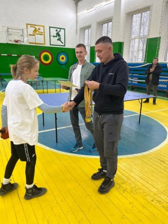 Змагання з настільноготенісу в межах проєкту «Пліч-о-пліч»