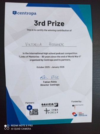 переможці конкурсу подкастів: Links of Memories